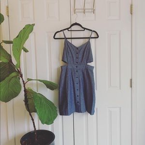 Madewell Chambray Mini Dress